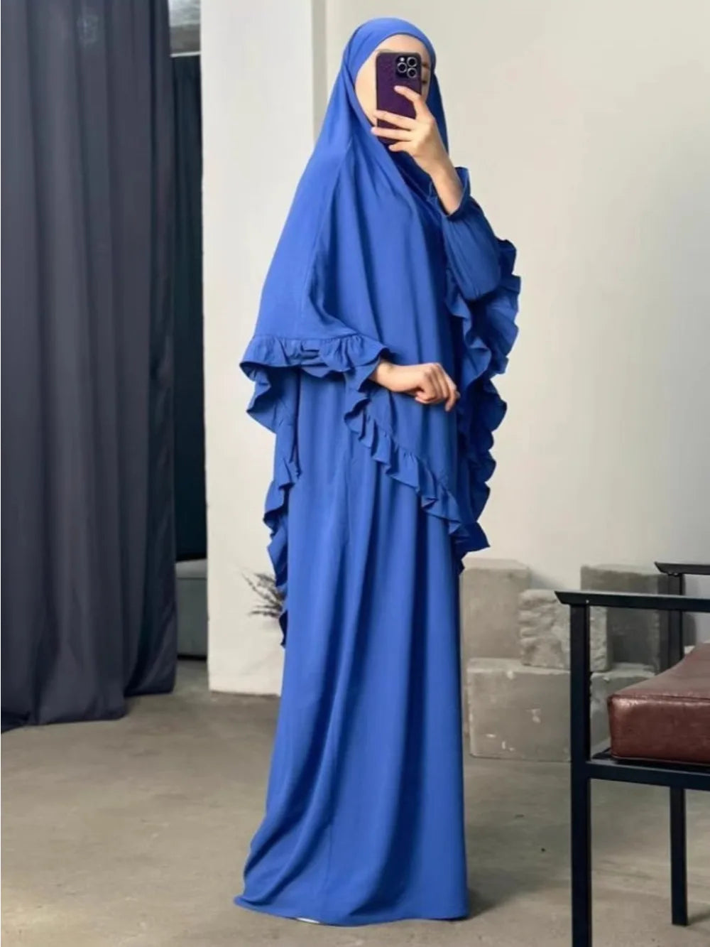 Safa Jilbab — 2-Piece Set (Abaya + Long Khimar)