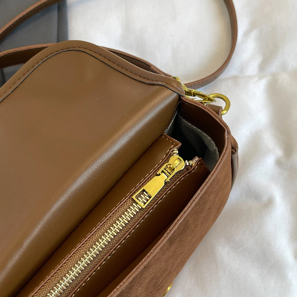 The Selma Crescent — Original Leather Crossbody Bag