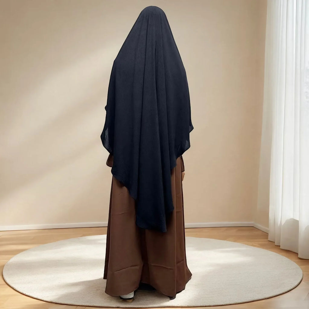 Khimar Hiba Zip — Stretch Chador (1 Veil)