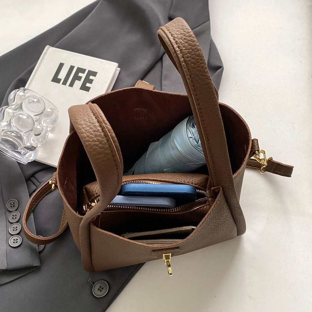 The Noura Bucket — Original Leather Crossbody Bag