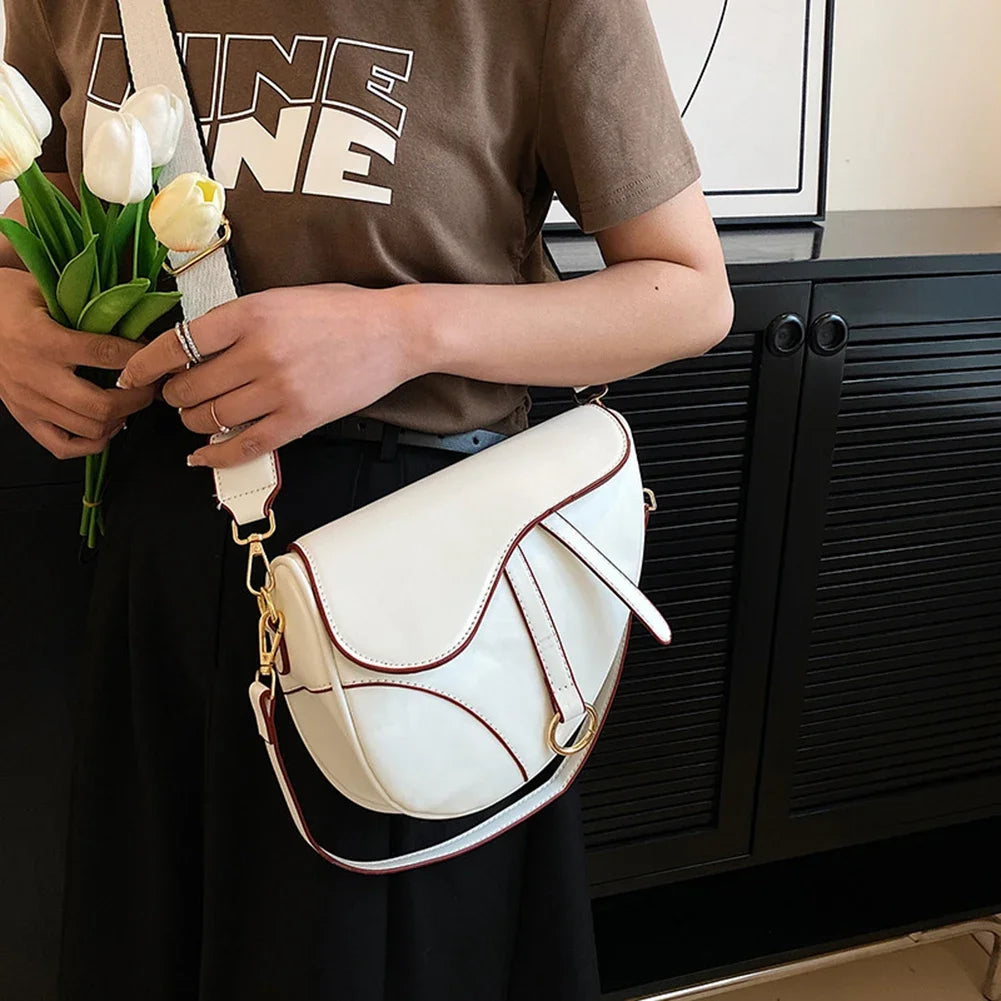 The Hana Saddle — Original Leather Crossbody Bag