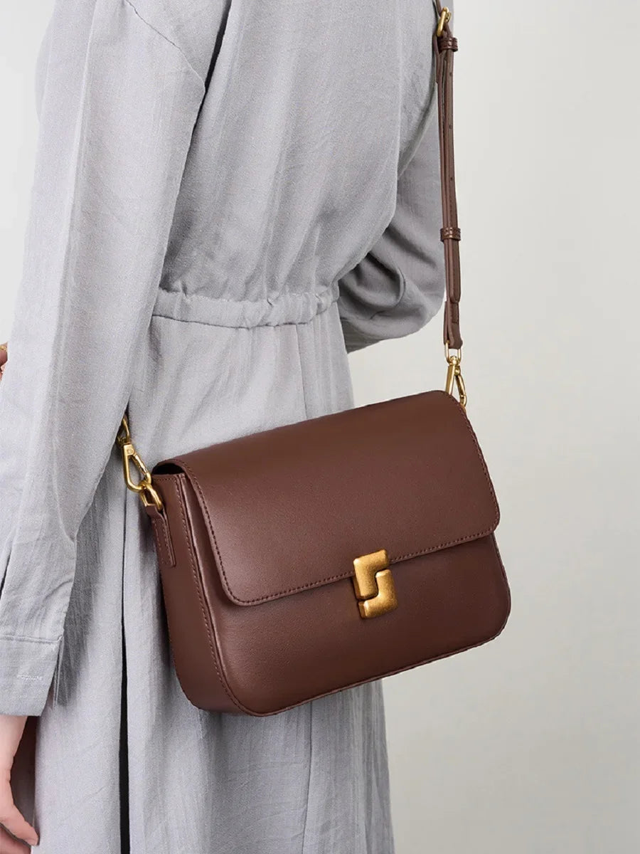 The Inara Square — Original Leather Crossbody Bag