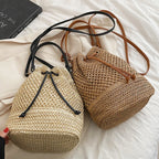Noor Straw Shoulder Bag