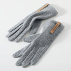 ZAYNA Cashmere Touchscreen Winter Gloves — Warm & Stylish