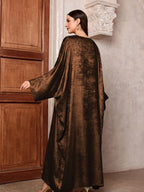 Abaya Royale — Open Satin Kimono Luxury Edition