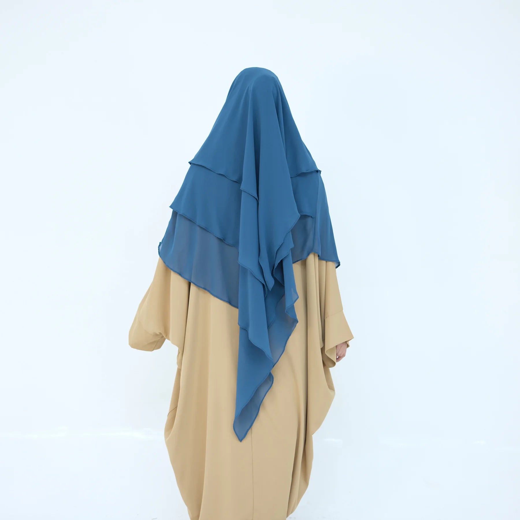 Khimar Hawa — 2 Muslin Veils (Overhead Long)