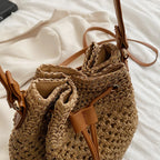 Noor Straw Shoulder Bag
